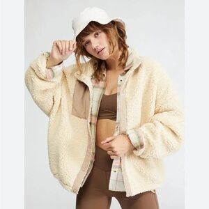 LA Pacsun Women’s Size XS Cozy Hiker Sherpa Oversized Jacket